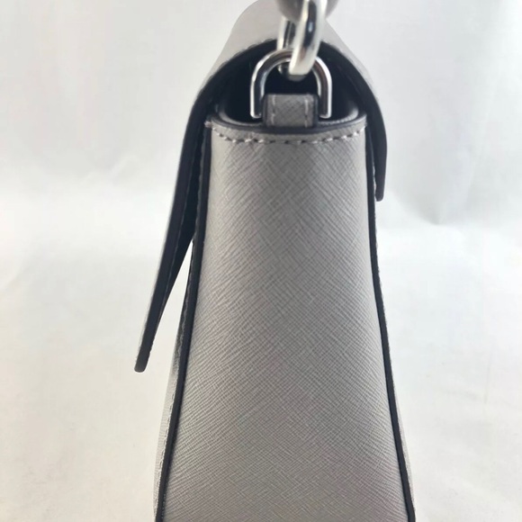 🌸🍃 Michael Kors Grey leather Sofia Crossbody Purse - Picture 4 of 8